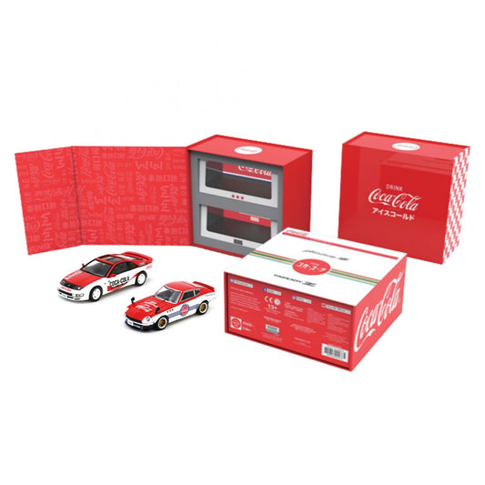 1/64 INNO64 COKE059 COCA COLA NISSAN FAIRLADY Z (S30 + S32) 2 CAR BOX SET