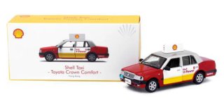 1/64 TINY CITY DIECAST ATC65291 TOYOTA CROWN COMFORT SHELL TAXI HONG KONG