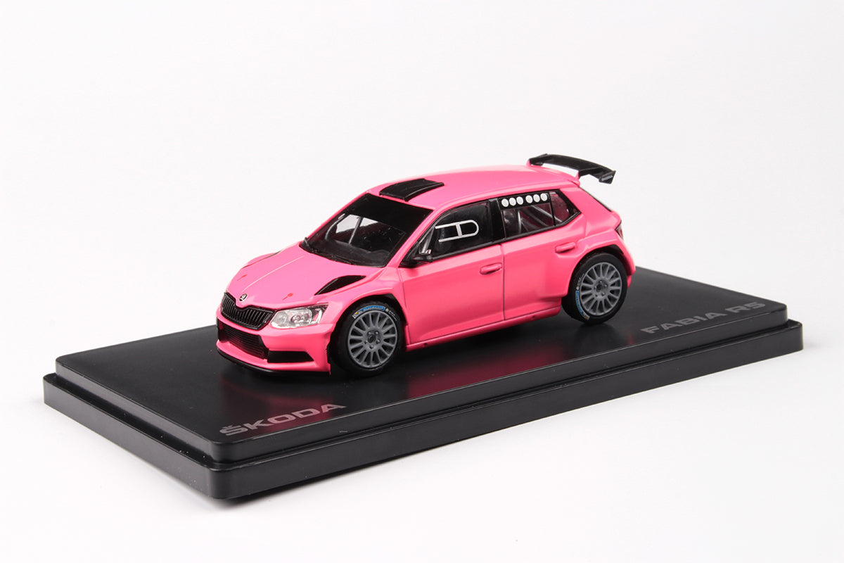 1/43 ABREX 143XAB-605BW SKODA FABIA III R5 (2015) PINK MATT