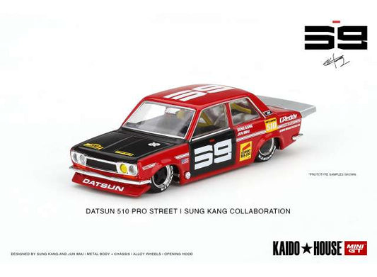 1/64 MINI GT MGTKHMG003 KAIDOHOUSE DATSUN 510 PRO STREET SK510 RED