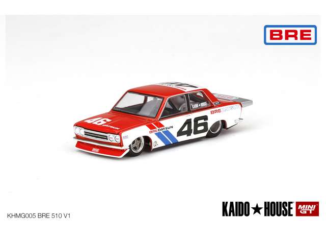 1/64 MINI GT MGTKHMG005 DATSUN 510 PRO STREET BRE510 V1