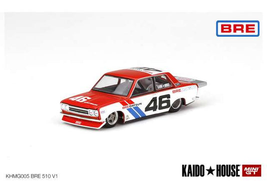 1/64 MINI GT MGTKHMG005 DATSUN 510 PRO STREET BRE510 V1