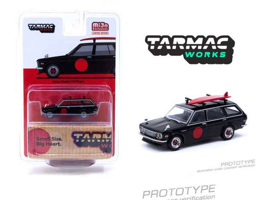 1/64 TARMAC T64G-026-BK DATSUN BLUEBIRD 510 WAGON BLACK MIJO EXCLUSIVE