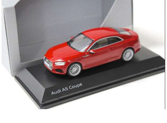 1/43 DEALER MODEL MADE BY SPARK 5011605432 2017 AUDI A5 COUPE TANGO RED