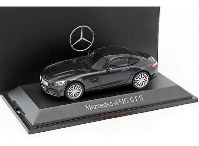 1/43 DEALER MODEL B66960435 MERCEDES AMG GT S MAGNETITE BLACK METALLIC