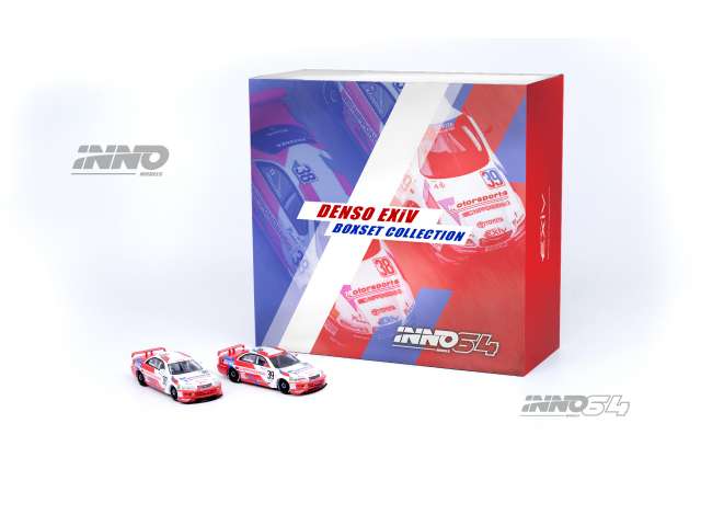 1/64 INNO64 IN64-EXIV-JTCC95-BS TOYOTA CORONA EXIV #38 #39 NIPPON DENSO JTCC 1995 BOX SET COLLECTION