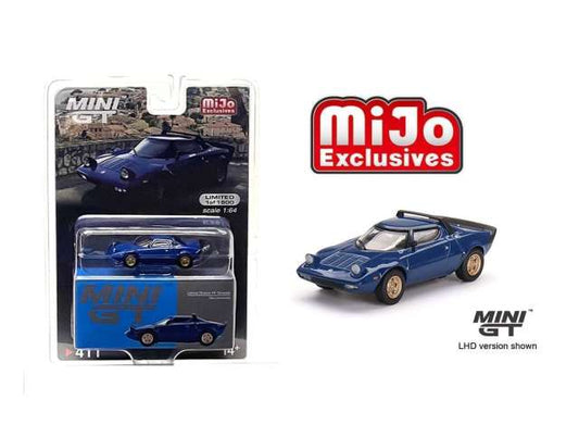 1/64 MINI GT MGT00411MJ LANCIA STRATOS HF STRADALE, BLUE