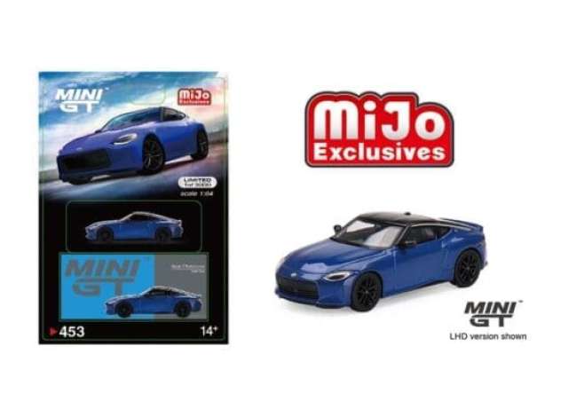 1/64 MINI GT MGT00453MJ 2023 NISSAN Z PERFORMANCE, SEIRAN BLUE