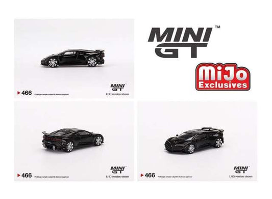 1/64 MINI GT MGT00466MJ BUGATTI CENTODIECI, BLACK