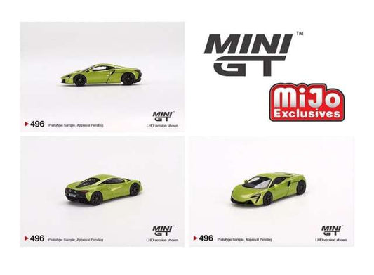 1/64 MINI GT MGT00496MJ MCLAREN ARTURA FLUX, GREEN