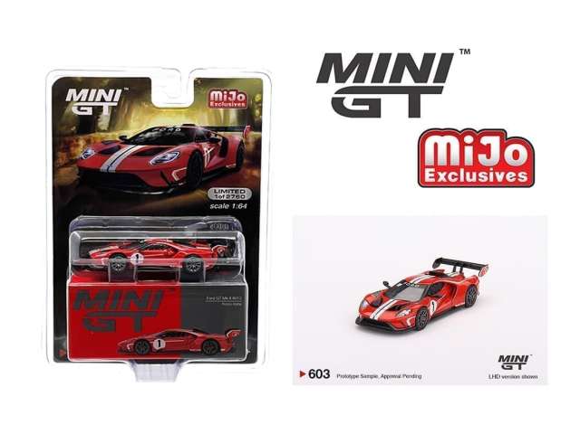 1/64 MINI GT MGT00603MJ FORD GT MK II #013, ROSSO ALPHA