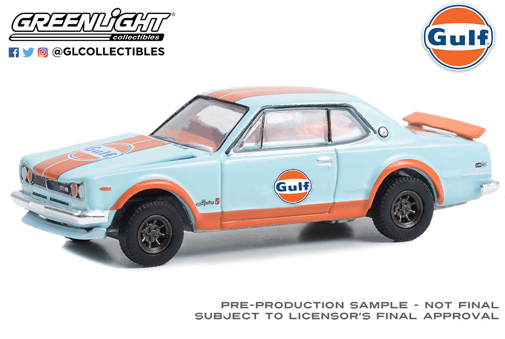 1/64 GREENLIGHT GL41135-C GULF OIL SPECIAL EDITION 1971 NISSAN SKYLINE 2000 GT-R