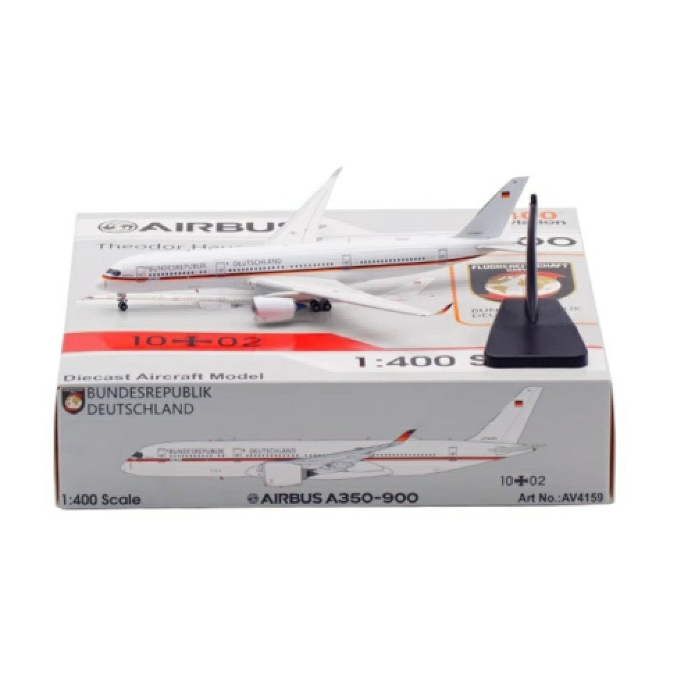 THIS ITEM IS AVAILABLE TO ORDER FROM OUR SUPPLIER - 1/400 AVIATION 400 AV4159 GERMAN AIR FORCE AIRBUS A350-941 10 02