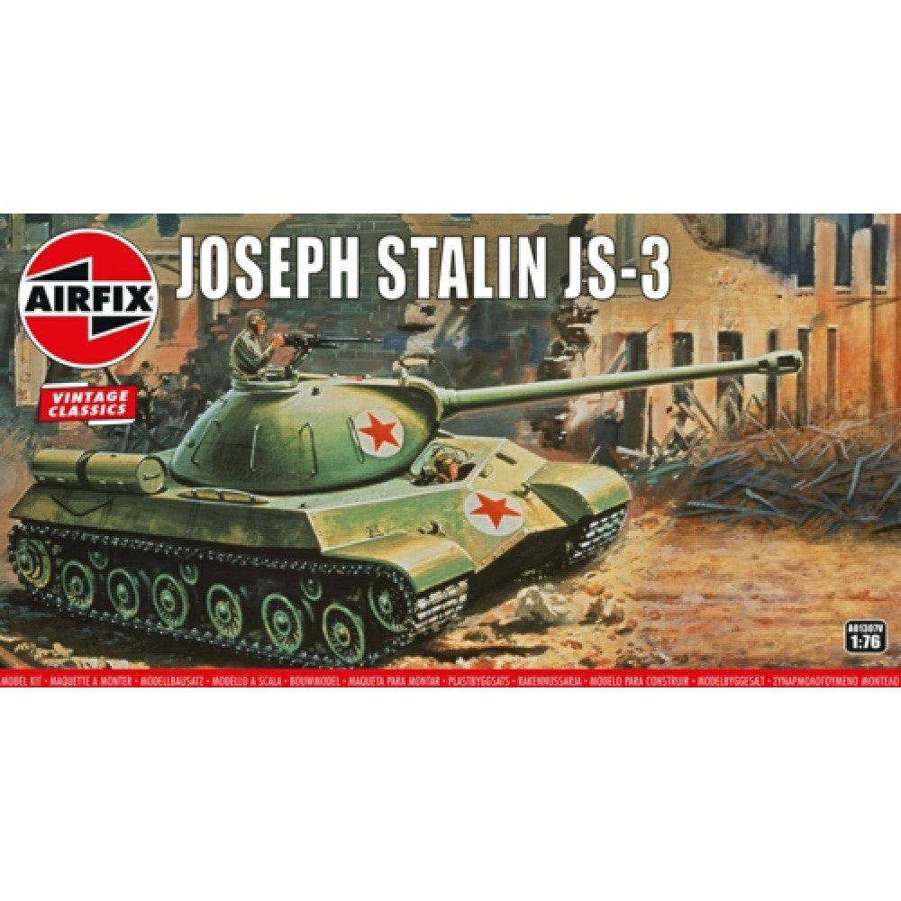 THIS ITEM IS AVAILABLE TO ORDER FROM OUR SUPPLIER - 1/76 AIRFIX AX01307V JOSEPH STALIN JS3 RUSSIAN TANK (PLASTIC KIT)