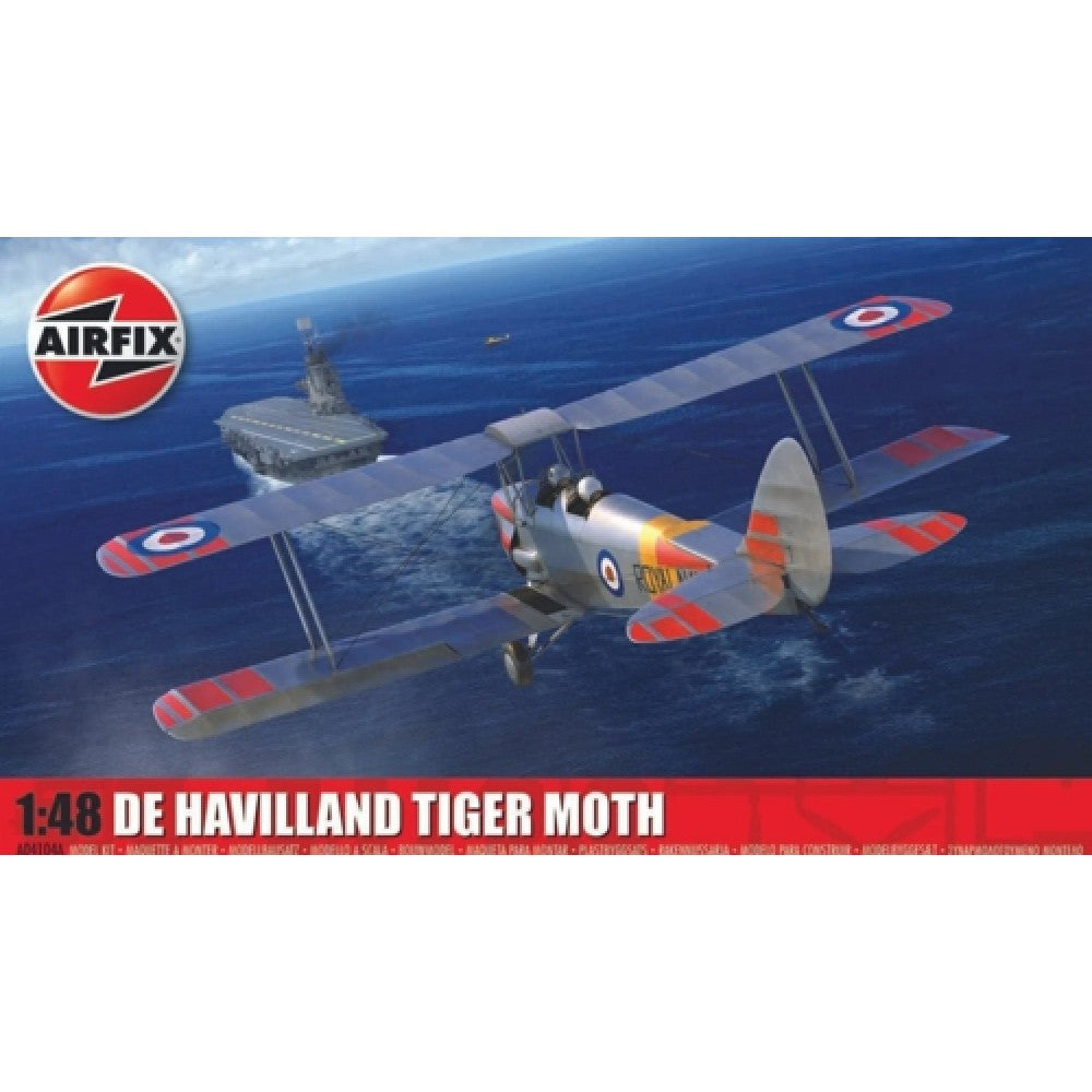 THIS ITEM IS AVAILABLE TO ORDER FROM OUR SUPPLIER - 1/48 AIRFIX AX04104A DE HAVILLAND TIGER MOTH (PLASTIC KIT)