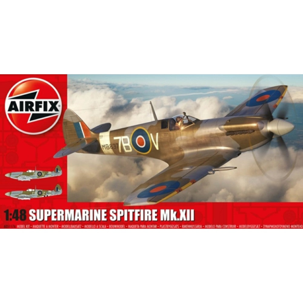 THIS ITEM IS AVAILABLE TO ORDER FROM OUR SUPPLIER - 1/48 AIRFIX AX05117A SUPERMARINE SPITFIRE MK.XII (PLASTIC KIT)