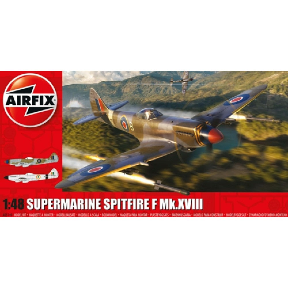 THIS ITEM IS AVAILABLE TO ORDER FROM OUR SUPPLIER - 1/48 AIRFIX AX05140 SUPERMARINE SPITFIRE F MK.XVIII (PLASTIC KIT)