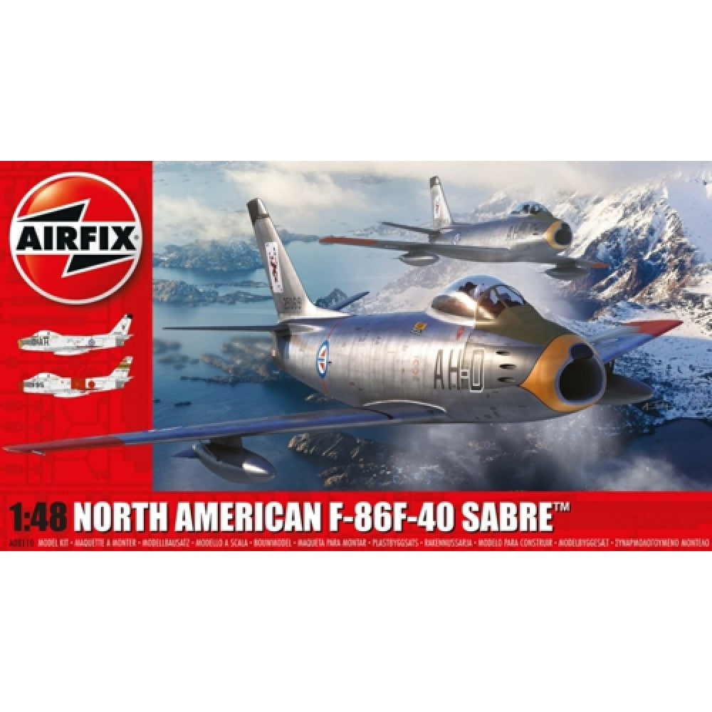 THIS ITEM IS AVAILABLE TO ORDER FROM OUR SUPPLIER - 1/48 AIRFIX AX08110 NORTH AMERICAN F-86F-40 SABRE (PLASTIC KIT)