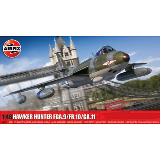 THIS ITEM IS AVAILABLE TO ORDER FROM OUR SUPPLIER - 1/48 AIRFIX AX09192 HAWKER HUNTER FGA.9/FR.10/GA.11 (PLASTIC KIT)