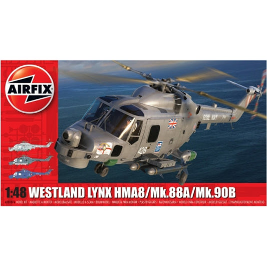 THIS ITEM IS AVAILABLE TO ORDER FROM OUR SUPPLIER - 1/48 AIRFIX AX10107A WESTLAND NAVY LYNX MK.88A/HMA.8/MK.90B (PLASTIC KIT)