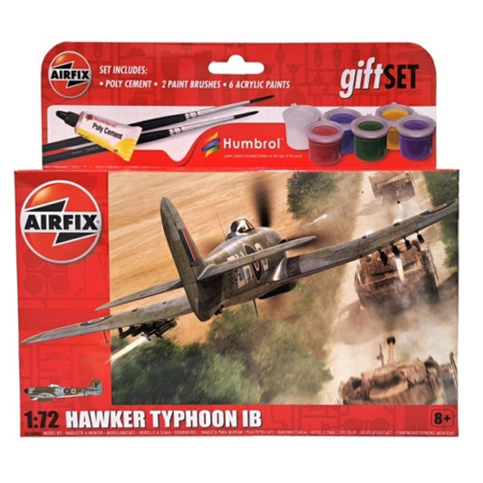 THIS ITEM IS AVAILABLE TO ORDER FROM OUR SUPPLIER - 1/72 AIRFIX AX55208A HANGING GIFT SET - HAWKER TYPHOON MK.IB (PLASTIC KIT)