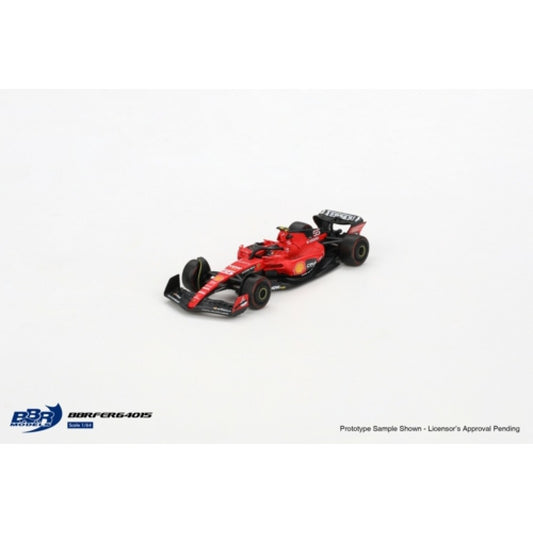 PRE ORDER STOCKS DUE MARCH / APRIL 2025 1/64 BBR BBRFER64015 FERRARI SF23 NO.55 C.SAINZ 2023 BAHRAIN GP