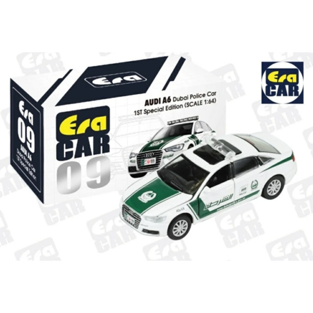 THIS ITEM IS AVAILABLE TO ORDER FROM OUR SUPPLIER - 1/64 ERA CAR ECAU19A6RF09 08 AUDI - A6 - 1ST SPECIAL EDITION - DUBAI POLICE CAR