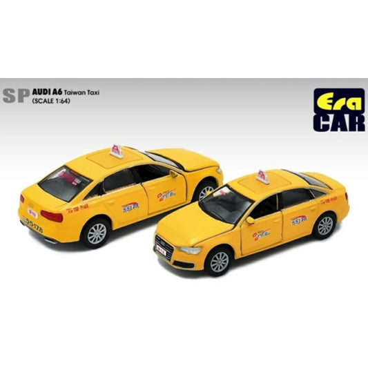 THIS ITEM IS AVAILABLE TO ORDER FROM OUR SUPPLIER - 1/64 ERA CAR ECAU20A6SP23 SP AUDI A6 - TAIWAN TAXI