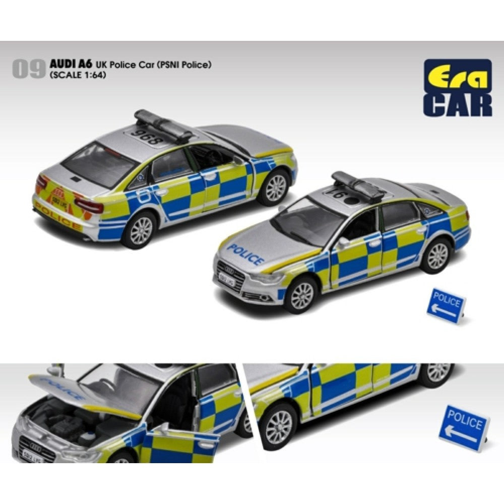 THIS ITEM IS AVAILABLE TO ORDER FROM OUR SUPPLIER - 1/64 ERA CAR ECAU22A60901 AUDI A6 UK POLICE CAR (PSNI POLICE)