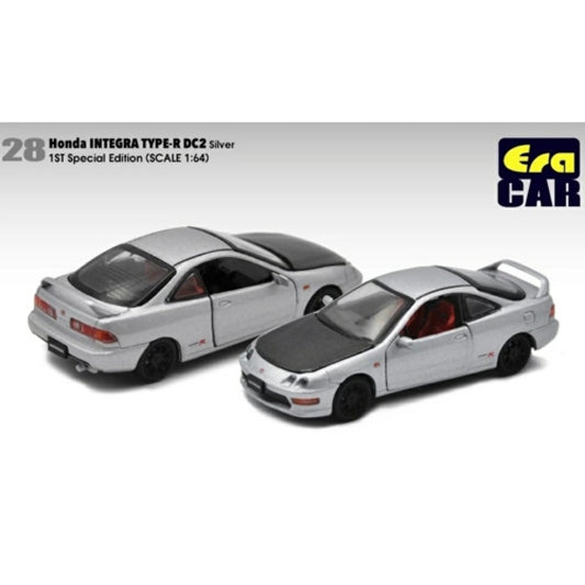 THIS ITEM IS AVAILABLE TO ORDER FROM OUR SUPPLIER - 1/64 ERA CAR ECHA20DC2RF28 28 HONDA INTEGRA TYPE-R DC2 1ST SPECIAL EDITION - GREY