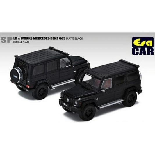 THIS ITEM IS AVAILABLE TO ORDER FROM OUR SUPPLIER - 1/64 ERA CAR ECMB204X4SP28 SP LB WORKS MERCEDES-BENZ G63 - MATT BLACK