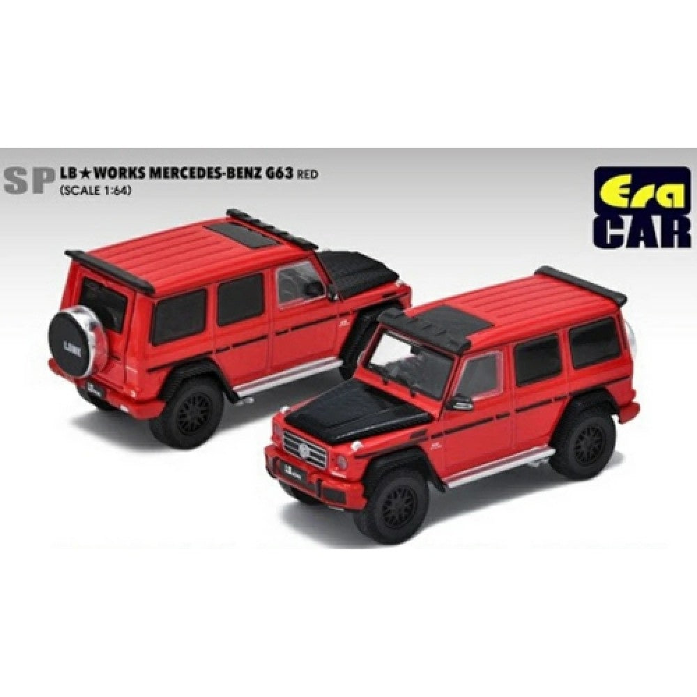 THIS ITEM IS AVAILABLE TO ORDER FROM OUR SUPPLIER - 1/64 ERA CAR ECMB204X4SP29 SP LB WORKS MERCEDES-BENZ G63 - RED