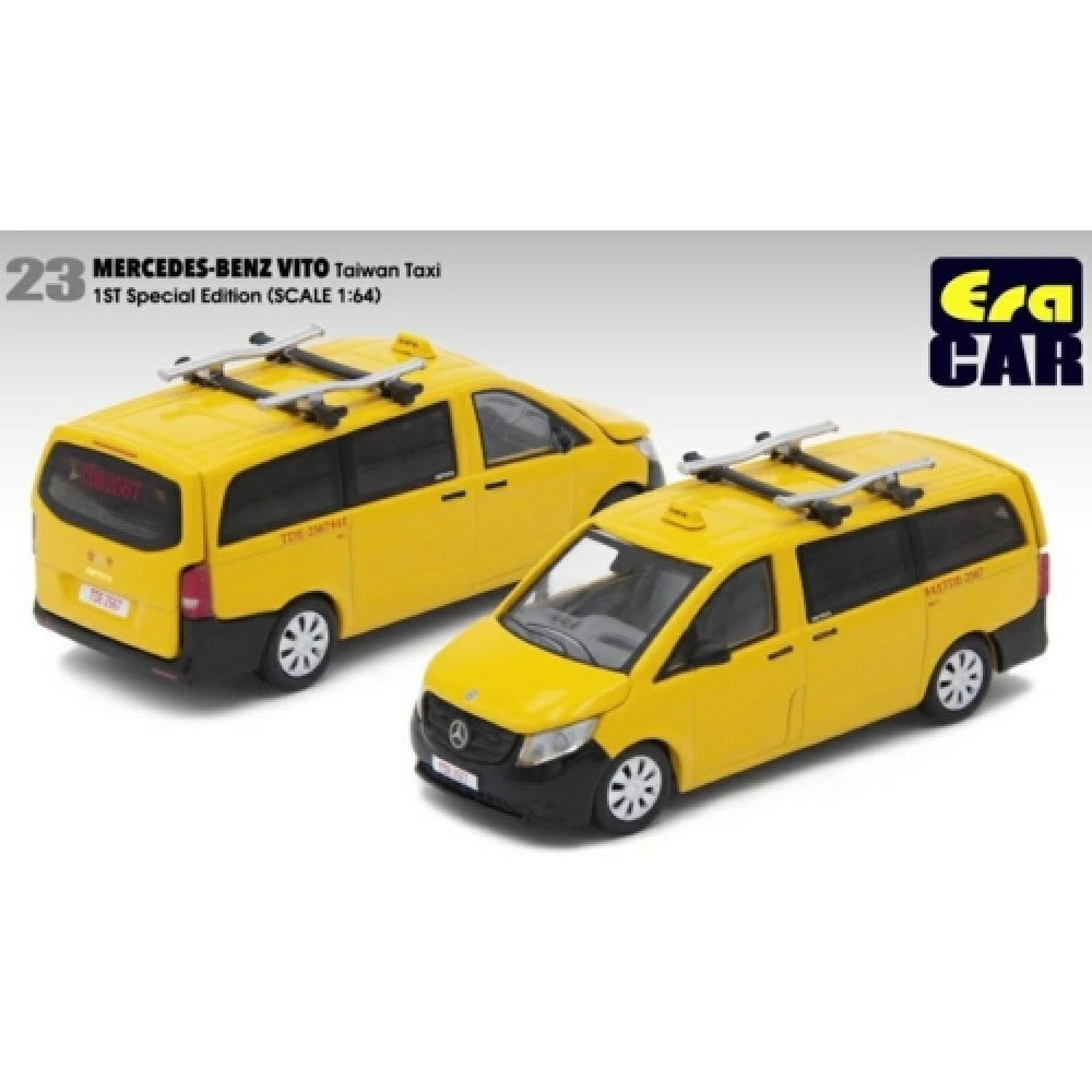 THIS ITEM IS AVAILABLE TO ORDER FROM OUR SUPPLIER - 1/64 ERA CAR ECMB20VITRN17 23 MERCEDES-BENZ VITO 1ST SPECIAL EDITION - TAIWAN TAXI