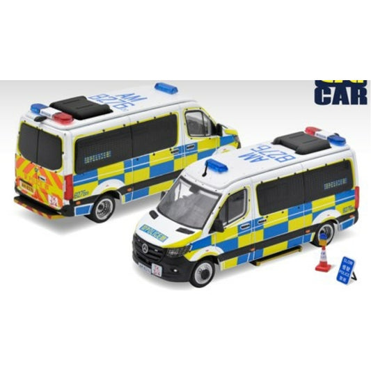 THIS ITEM IS AVAILABLE TO ORDER FROM OUR SUPPLIER - 1/64 ERA CAR ECMB21SPR5201 52 MERCEDES - BENZ SPRINTER HK POLICE CAR (AM 8276)