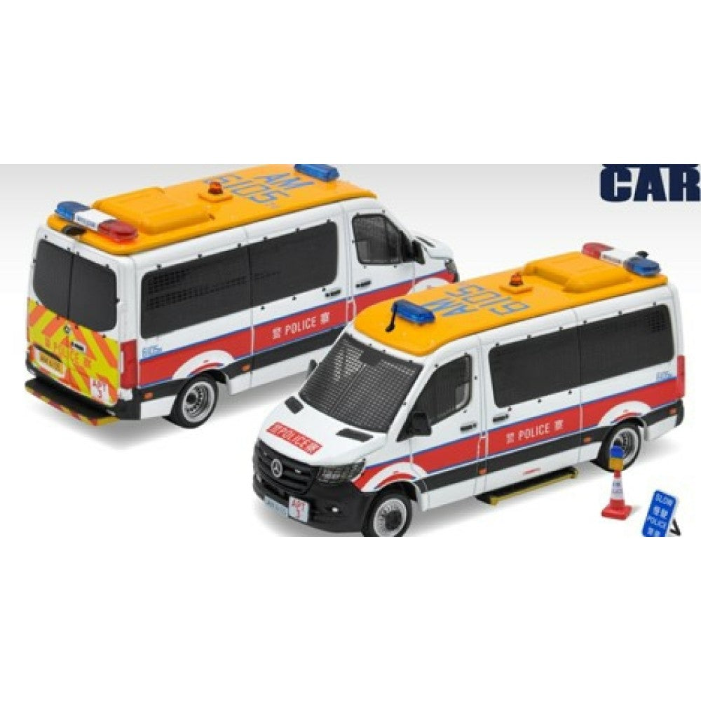 THIS ITEM IS AVAILABLE TO ORDER FROM OUR SUPPLIER - 1/64 ERA CAR ECMB22SPR1901 19 MERCEDES - BENZ SPRINTER HK POLICE CAR (AM 6105)