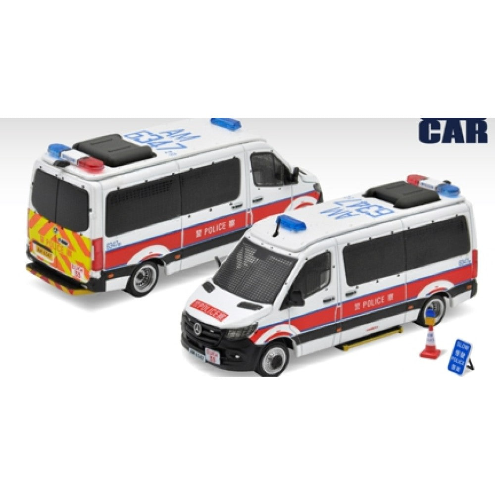 THIS ITEM IS AVAILABLE TO ORDER FROM OUR SUPPLIER - 1/64 ERA CAR ECMB22SPR3601 36 MERCEDES - BENZ SPRINTER HK POLICE CAR (AM 6347)