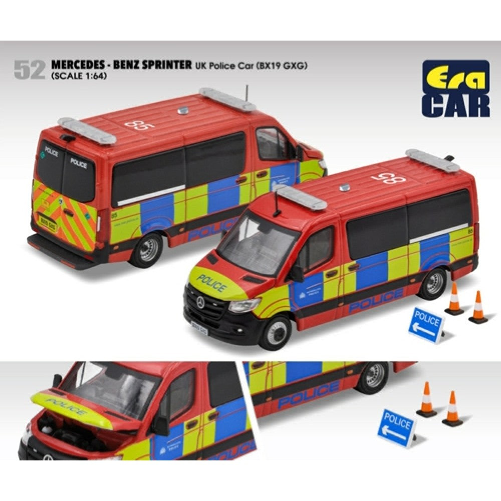 THIS ITEM IS AVAILABLE TO ORDER FROM OUR SUPPLIER - 1/64 ERA CAR ECMB22SPR5201 52 MERCEDES BENZ SPRINTER UK POLICE CAR (BX19 CXG)