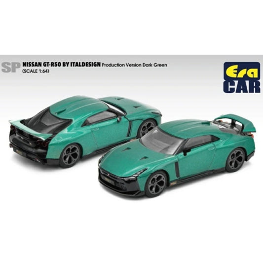 1/64 ERA CAR ECNS21GTRSP49 SP NISSAN GT-R50 BY ITALDESIGN - PRODUCTION VERSION DARK GREEN