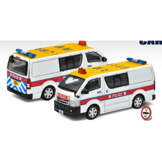 THIS ITEM IS AVAILABLE TO ORDER FROM OUR SUPPLIER - 1/64 ERA CAR ECTO21HI78 78 TOYOTA HIACE HK POLICE (AM6871)