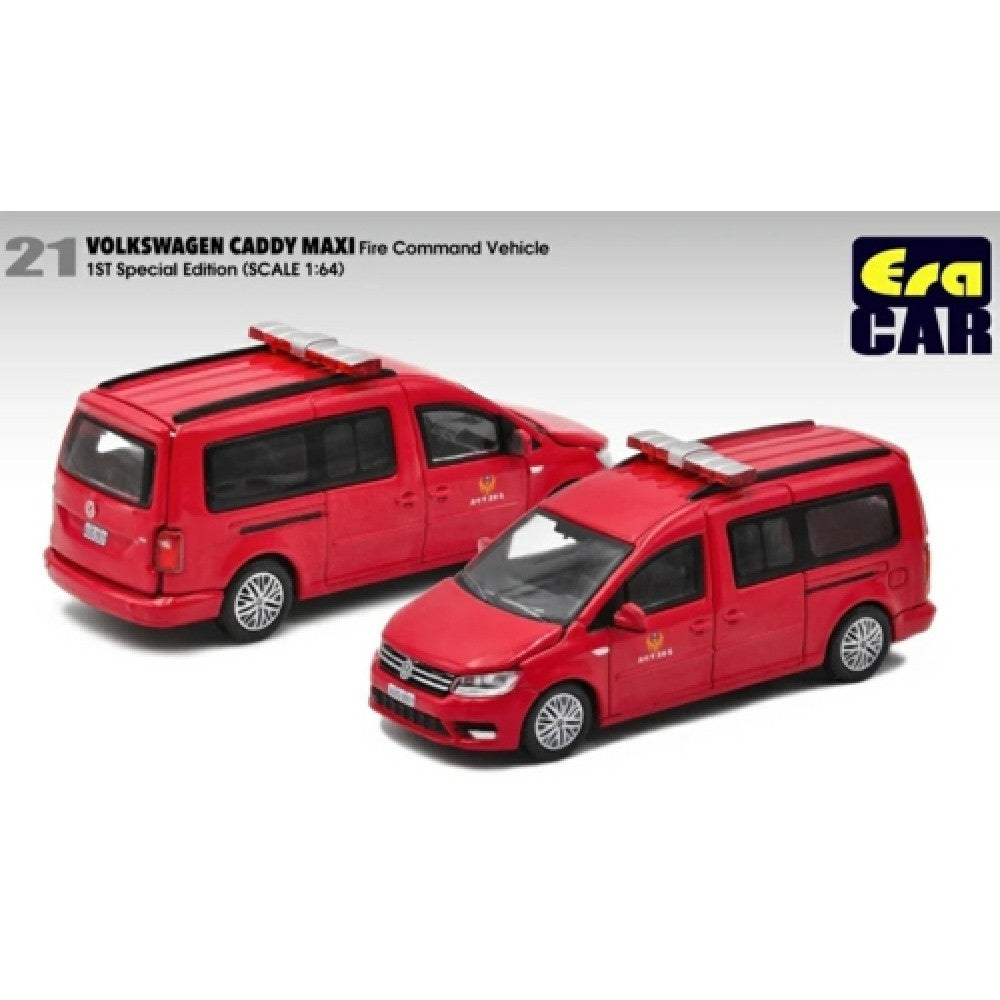 THIS ITEM IS AVAILABLE TO ORDER FROM OUR SUPPLIER - 1/64 ERA CAR ECVW20CAMRF21 21 VOLKSWAGEN CADDY MAXI FIRE COMMAND VEHICLE 1ST SP EDITION