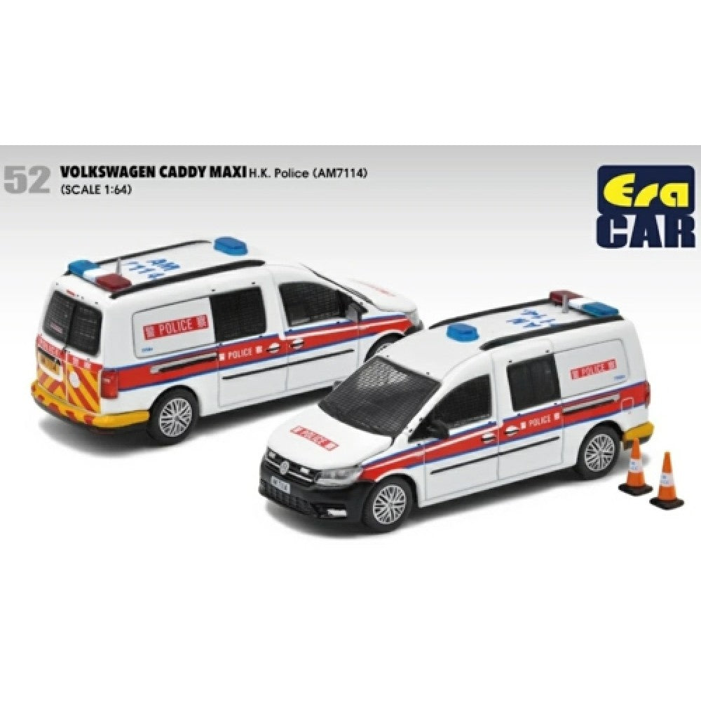 THIS ITEM IS AVAILABLE TO ORDER FROM OUR SUPPLIER - 1/64 ERA CAR ECVW21CAMRN52 52 VOLKSWAGEN CADDY MAXI - H.K. POLICE (AM7114)