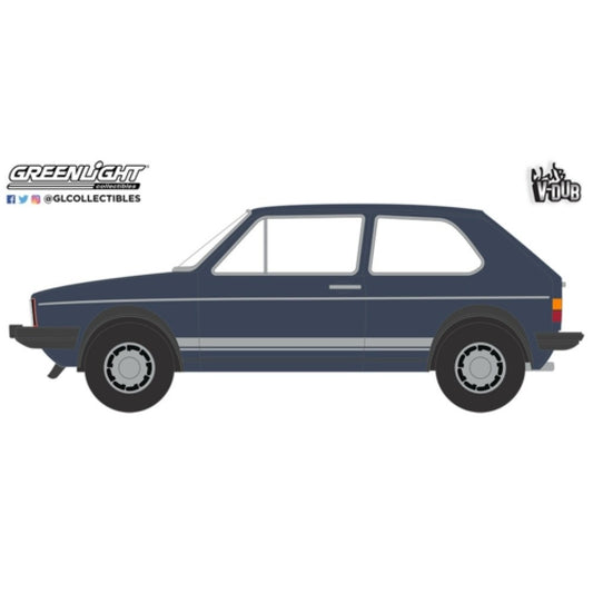 THIS ITEM IS AVAILABLE TO ORDER FROM OUR SUPPLIER - 1/64 GREENLIGHT GL36090-F CLUB VEE-DUB SERIES 18 - 1983 VOLSKWAGEN GOLF GTI MK1 CAMPAIGN EDITION - HELIOS BLUE METALLIC SOLID PACK