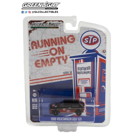 1/64 GREENLIGHT 41140-D RUNNING ON EMPTY SERIES 14 1980 VW GOLF GTI NO.2 STP