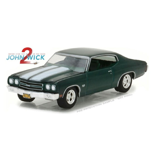 1/64 GREENLIGHT GL44780-F JOHN WICK CHAPTER 2 (2017) 1970 CHEVROLET CHEVELLE SS 396