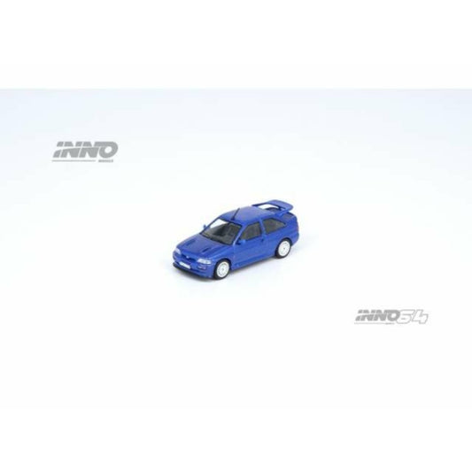 THIS ITEM IS AVAILABLE TO ORDER FROM OUR SUPPLIER - 1/64 INNO64 IN64FERSBLU-ROZ FORD ESCORT RS COSWORTH BLUE RHD OZ WHEELS