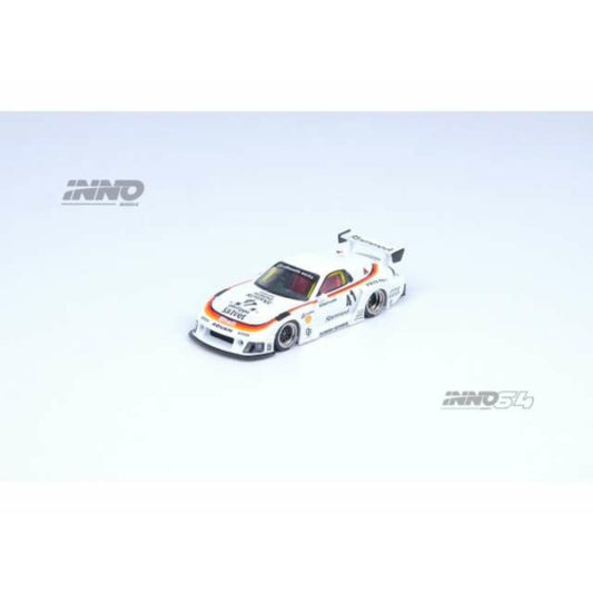 THIS ITEM IS AVAILABLE TO ORDER FROM OUR SUPPLIER - 1/64 INNO64 IN64LBWKRX702 LB WORKS MAZDA RX7 FD3S SUPER SILHOUETTE WHITE ORANGE