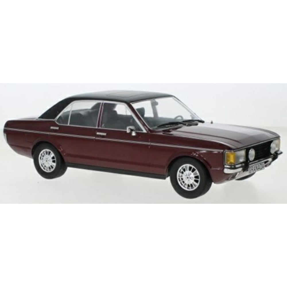 THIS ITEM IS AVAILABLE TO ORDER FROM OUR SUPPLIER - 1/18 MCG MCG18393 FORD GRANADA MK I MET.RED/MATT BLACK 1975 (LHD)