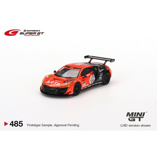 1/64 MINI GT MGT00485-L HONDA NSX GT3 EVO22 NO55 ARTA 2022 SUPER GT SERIES