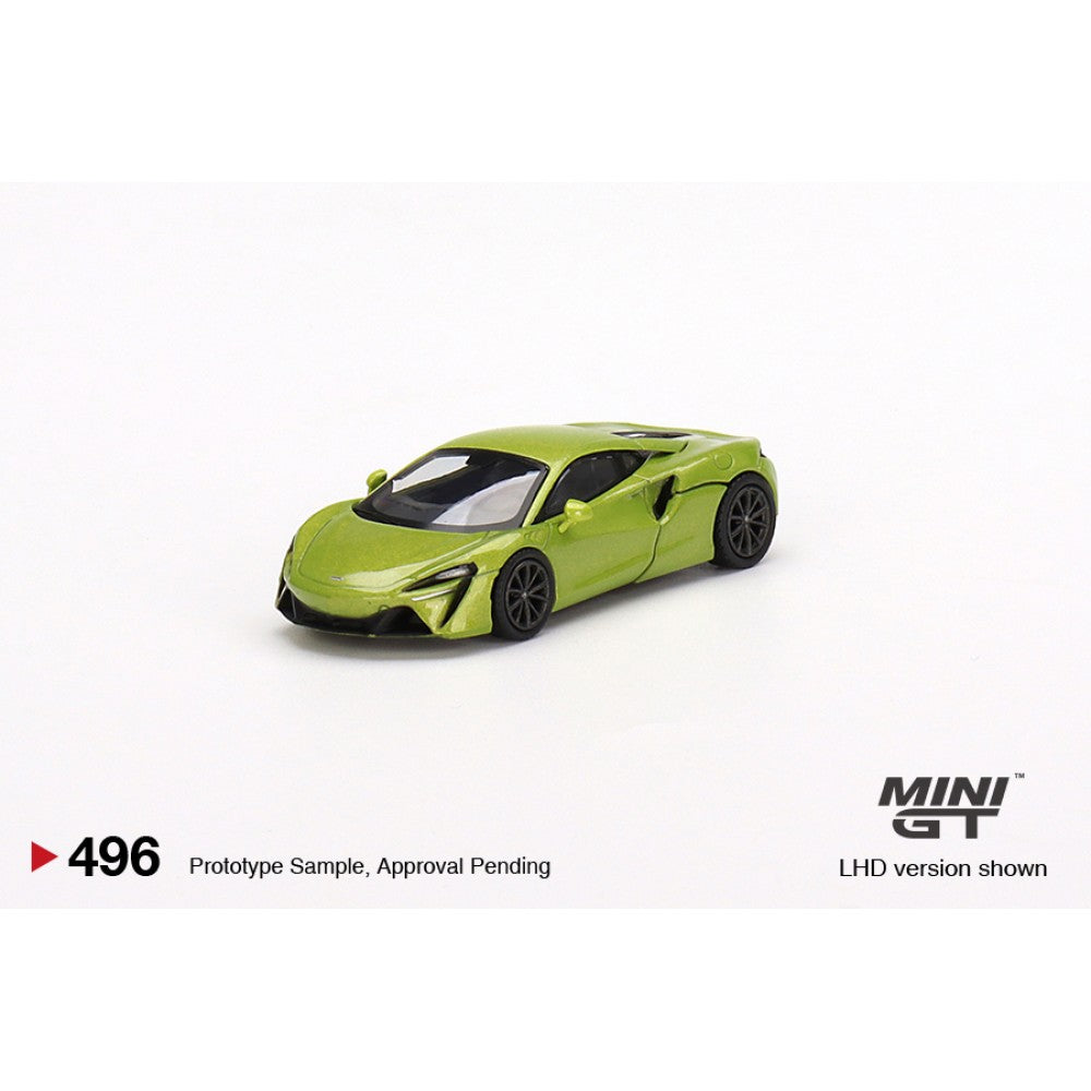 1/64 MINI GT MGT00496-R MCLAREN ARTURA FLUX GREEN (RHD)