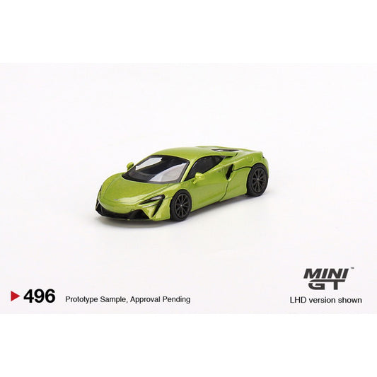 1/64 MINI GT MGT00496-R MCLAREN ARTURA FLUX GREEN (RHD)